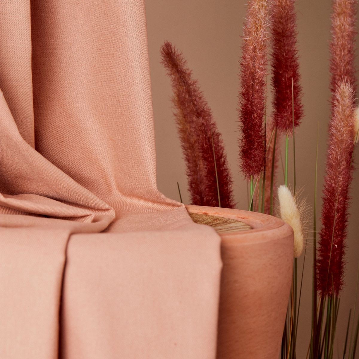 Cotton Linen Twill Maple Fabric-18348 (1)